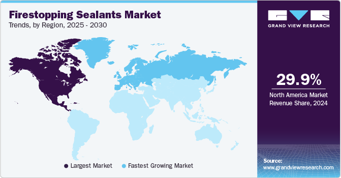 Firestopping Sealants Market Trends, by Region, 2025 - 2030 Firestopping Sealants Market Trends, by Region, 2025 - 2030