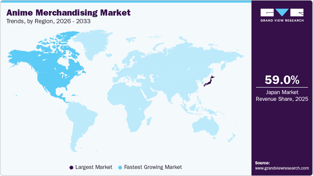 Anime Merchandising Market Trends, by Region, 2026 - 2033 Anime Merchandising Market Trends, by Region, 2026 - 2033