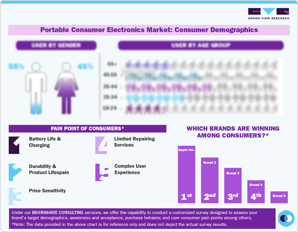 Portable Consumer Electronics Market: Consumer Demographics Portable Consumer Electronics Market: Consumer Demographics